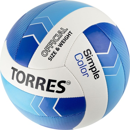 Купить Мяч волейбольный Torres Simple Color любительский р.5 в Сердобске 